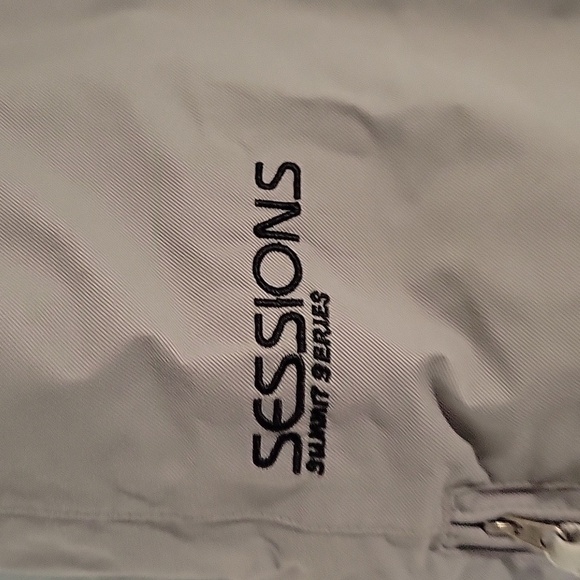 SESSION'S Women's Snow Ski Pants Grey XS Recco Reflective WARM adjustable zipper - Picture 6 of 12